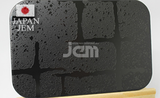 Mirror x Etched Super-Black Stainless Steel Sheet/ Plate